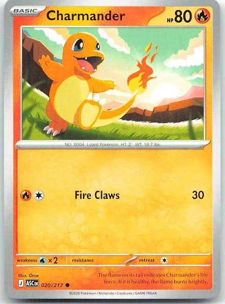 Charmander - Ascended Heroes #020/217