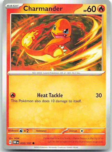 Charmander - Obsidian Flames #026/197