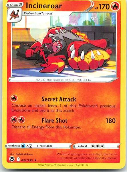 Incineroar - Silver Tempest #032/195