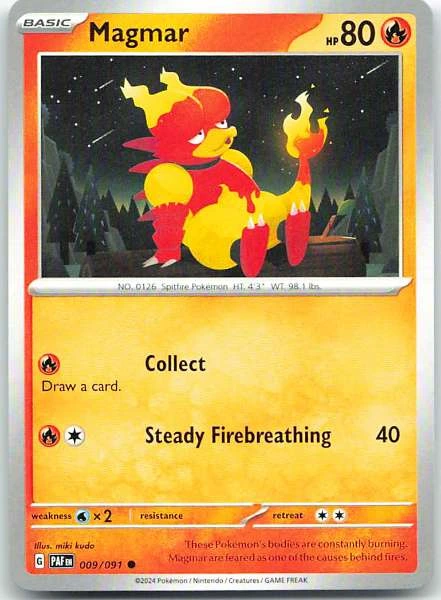 Magmar - Paldean Fates #009/091