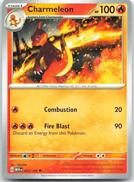 Charmeleon - Scarlet & Violet 151 #005/165