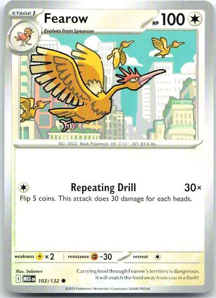 Fearow - Mega Evolution #103/132