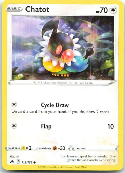 Chatot - Crown Zenith #112/159
