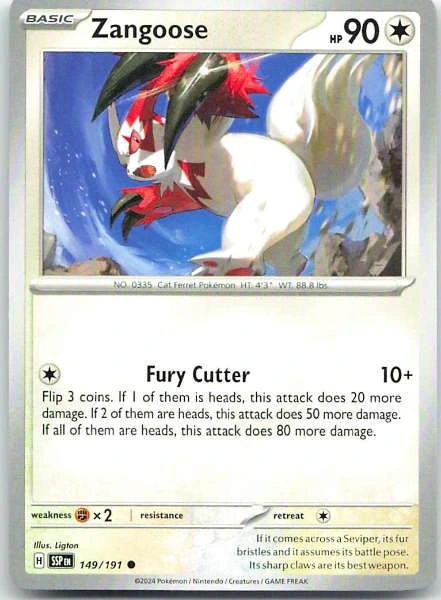 Zangoose - Surging Sparks #149/191