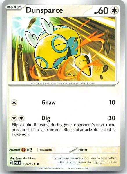 Dunsparce - Prismatic Evolutions #079/131