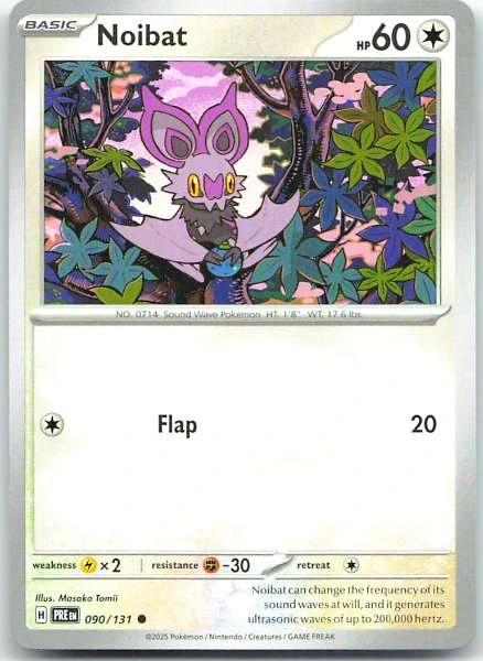 Noibat - Prismatic Evolutions #090/131