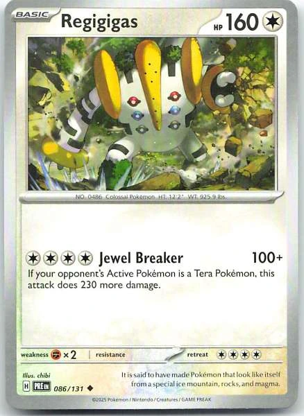 Regigigas - Prismatic Evolutions #086/131