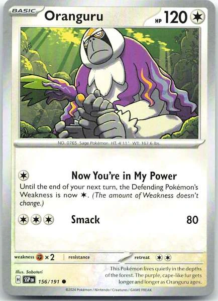 Oranguru - Surging Sparks #156/191