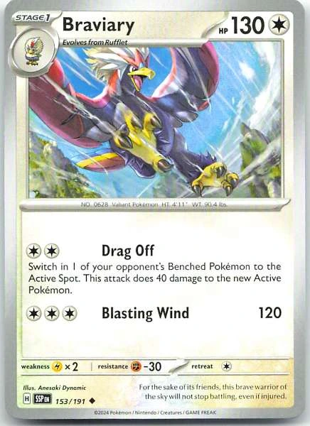 Braviary - Surging Sparks #153/191