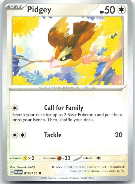 Pidgey - 151 #016/165
