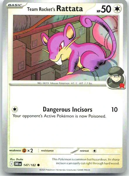 Team Rocket's Rattata - Destined Rivals #147/182