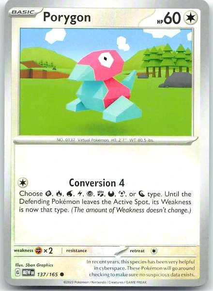 Porygon - 151 #137/165
