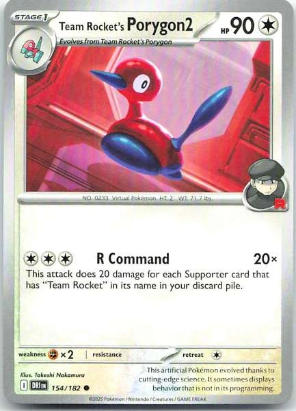 Team Rocket's Porygon2 - Destined Rivals #154/182