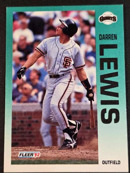 Darren Lewis - Fleer Baseball #639