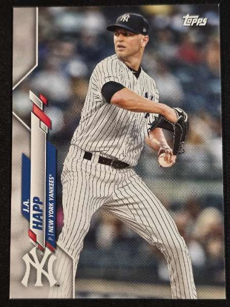 J.A. Happ - 2020 Topps Factory Team Set #NYY-17