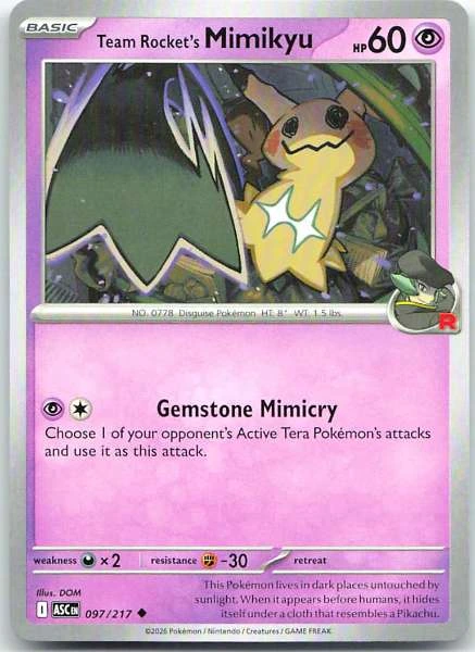Team Rocket's Mimikyu - Ascended Heroes #097/217