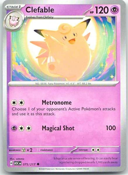 Clefable - Ascended Heroes #075/217