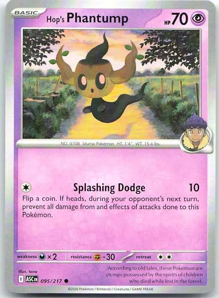 Hop's Phantump - Ascended Heroes #095/217