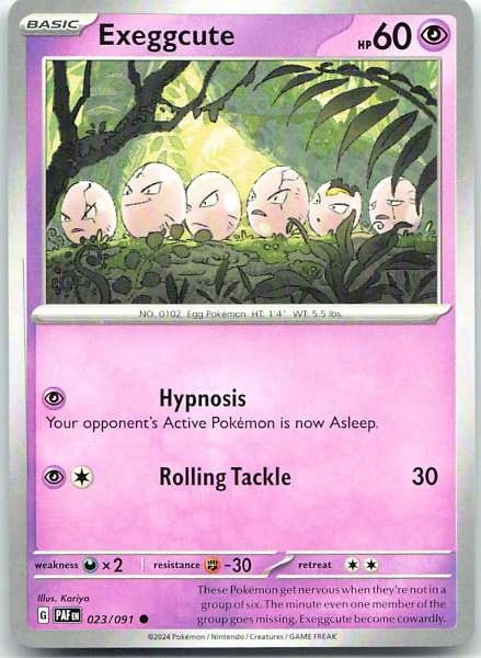 Exeggcute - Paldean Fates #023/091