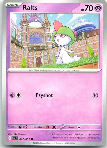 Ralts - Paldean Fates #027/091
