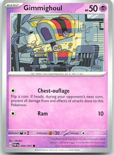 Gimmighoul - Paldean Fates #044/091