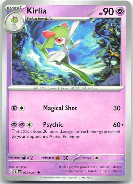 Kirlia - Paldean Fates #028/091