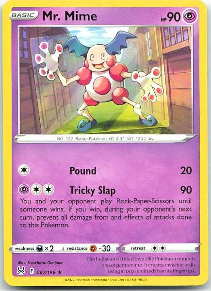 Mr. Mime - Lost Origin #067/196