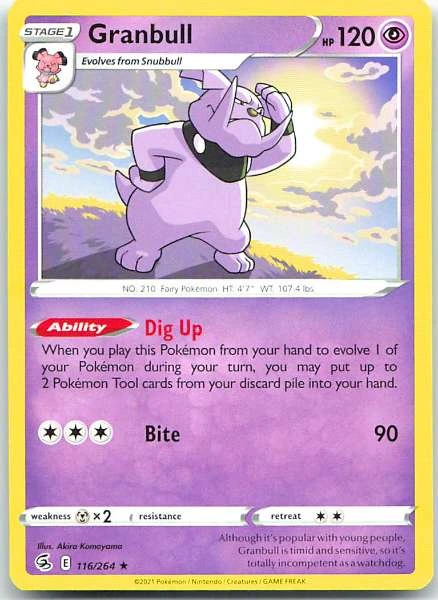 Granbull - Fusion Strike #116/264