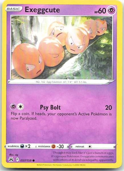 Exeggcute - Crown Zenith #057/159