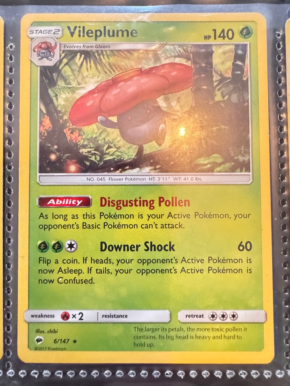 Vileplume - Burning Shadows #6/147
