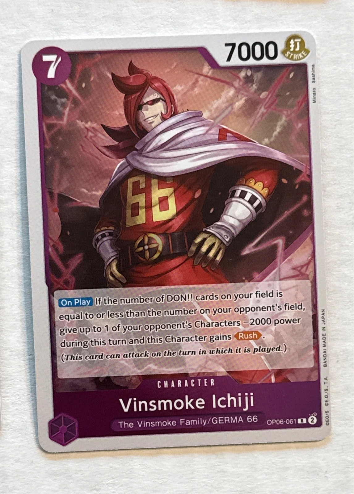 Vinsmoke Ichiji - Wings of the Captain #OP06-061