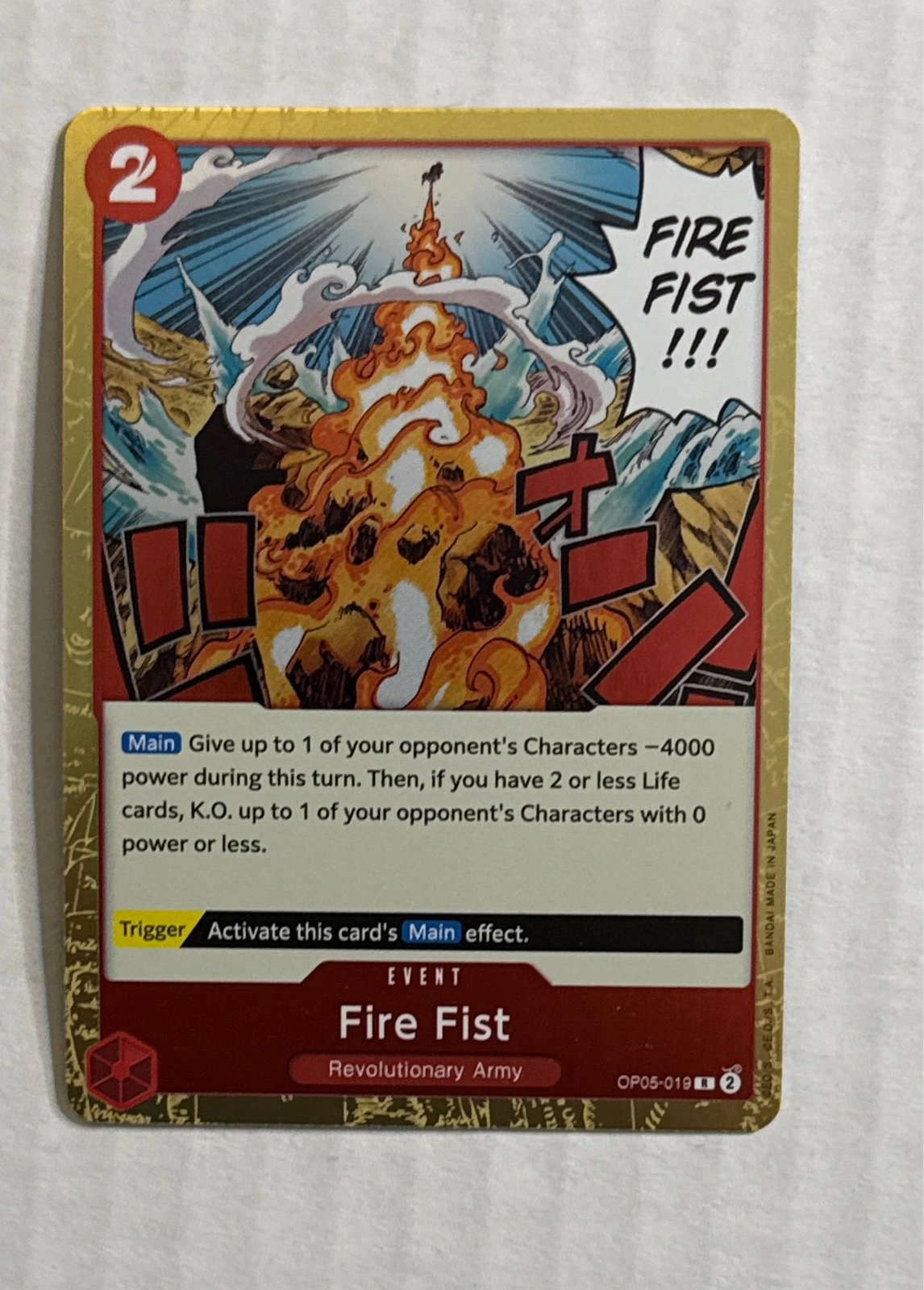 Fire Fist - Awakening of the New Era #OP05-019