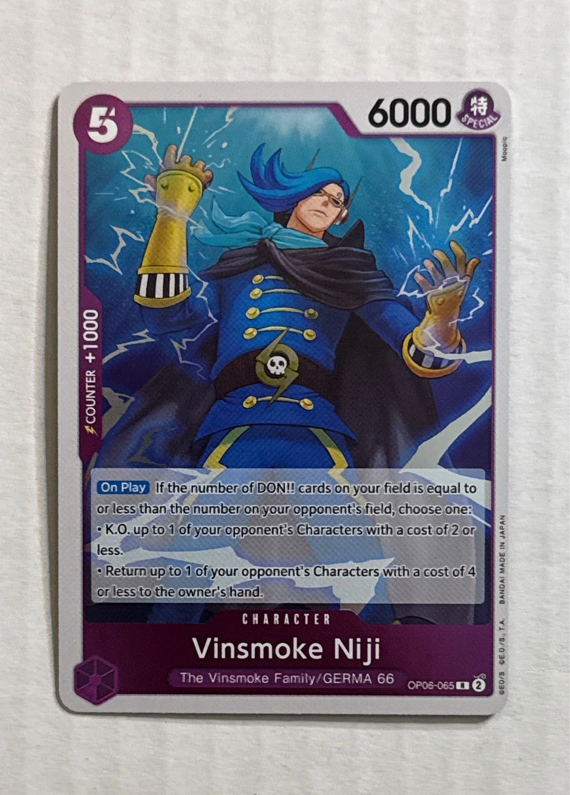 Vinsmoke Niji - Wings of the Captain #OP06-065