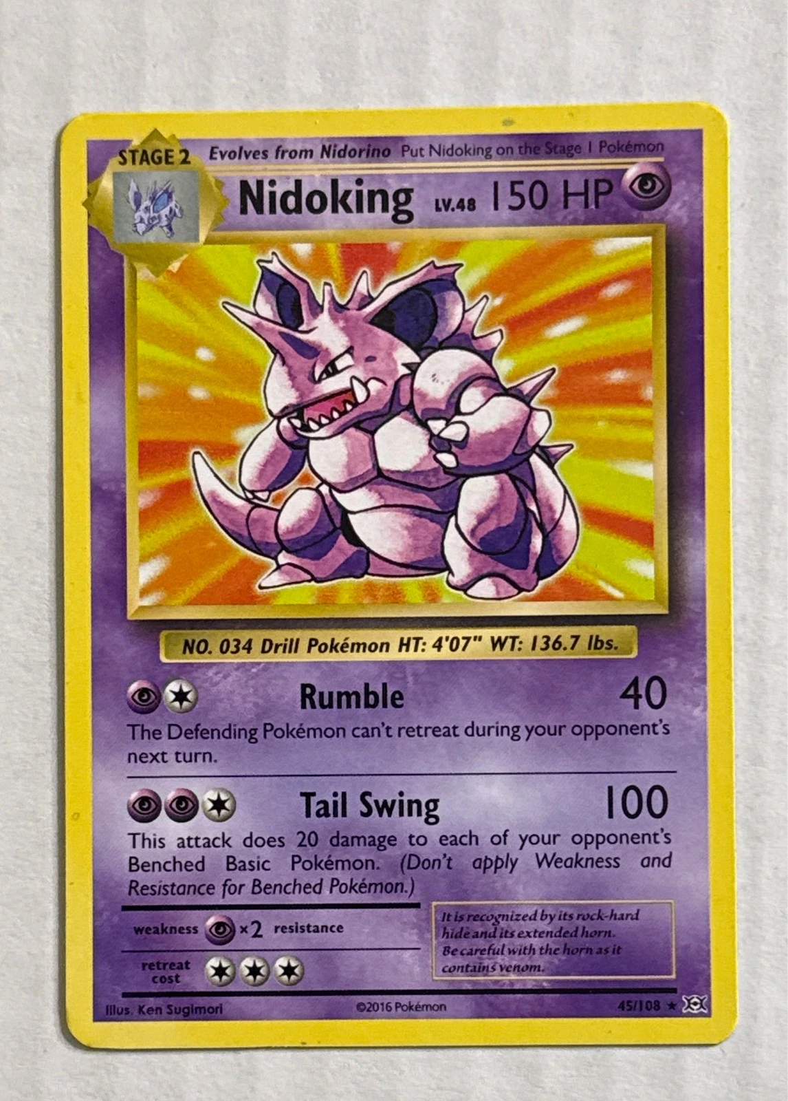 Nidoking - XY Evolutions #45/108