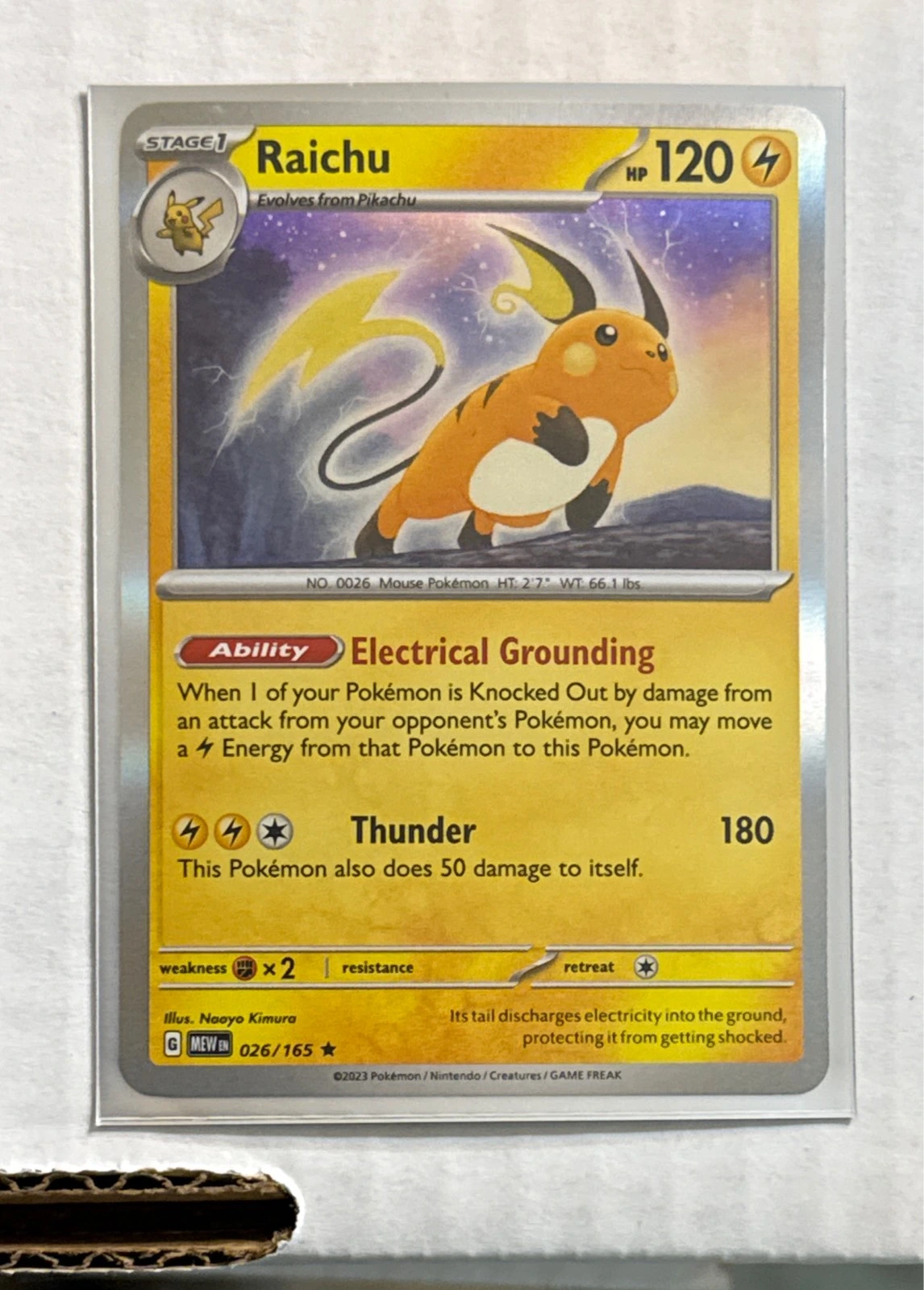 Raichu - Pokémon 151 #026/165