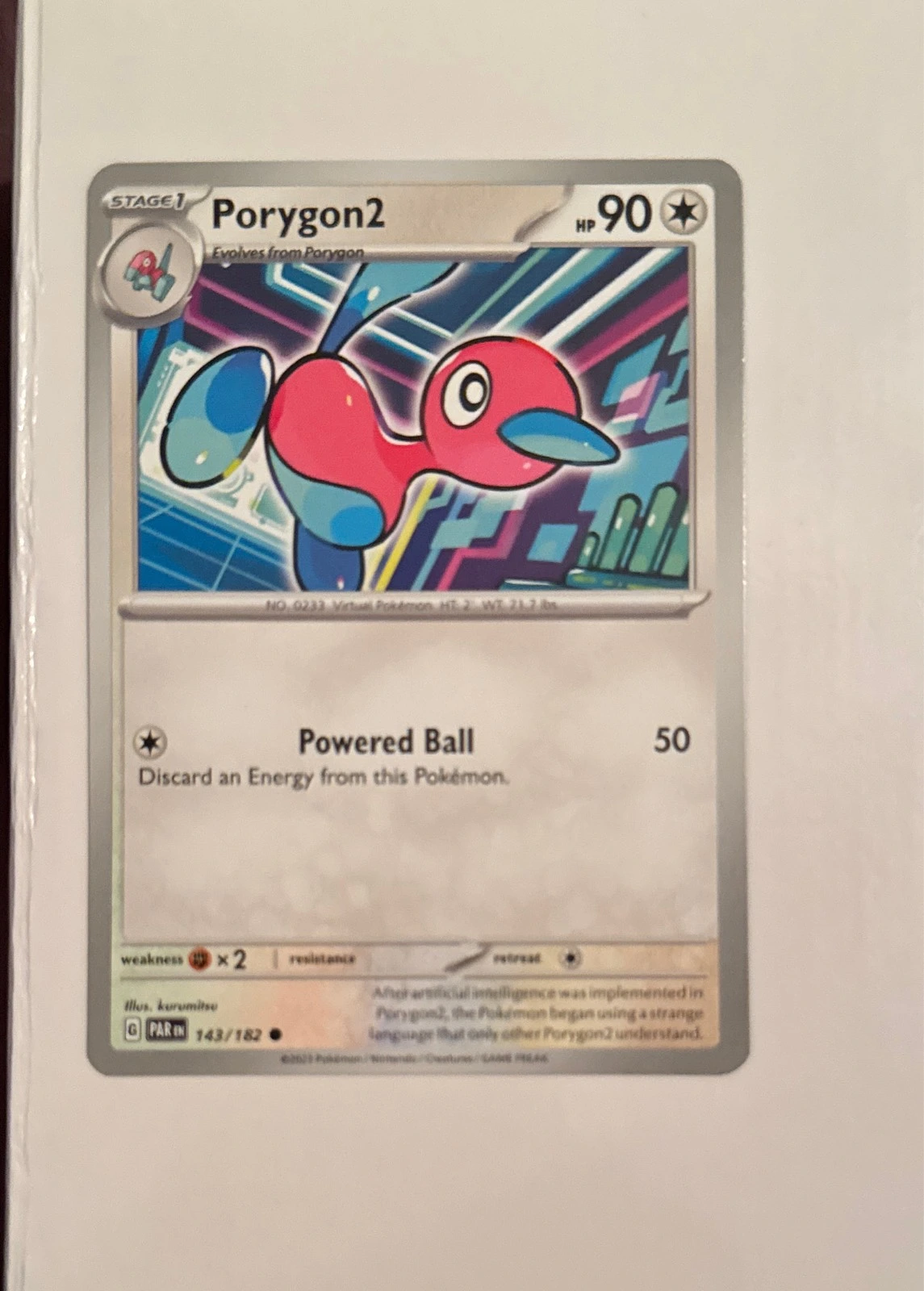Porygon2 - Paradox Rift #143/182
