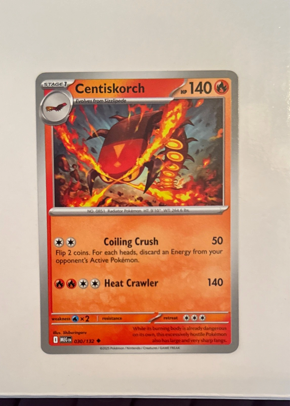 Centiskorch - Pokémon TCG: Scarlet & Violet—Surging Sparks #030/132