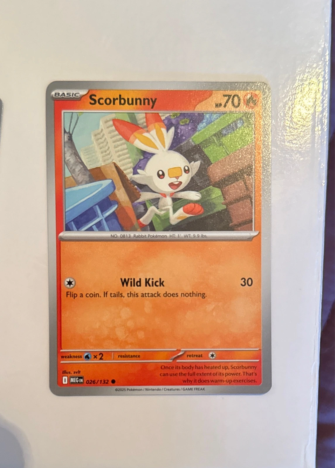 Scorbunny - Pokémon TCG: Scarlet & Violet—Prismatic Evolutions #026/132