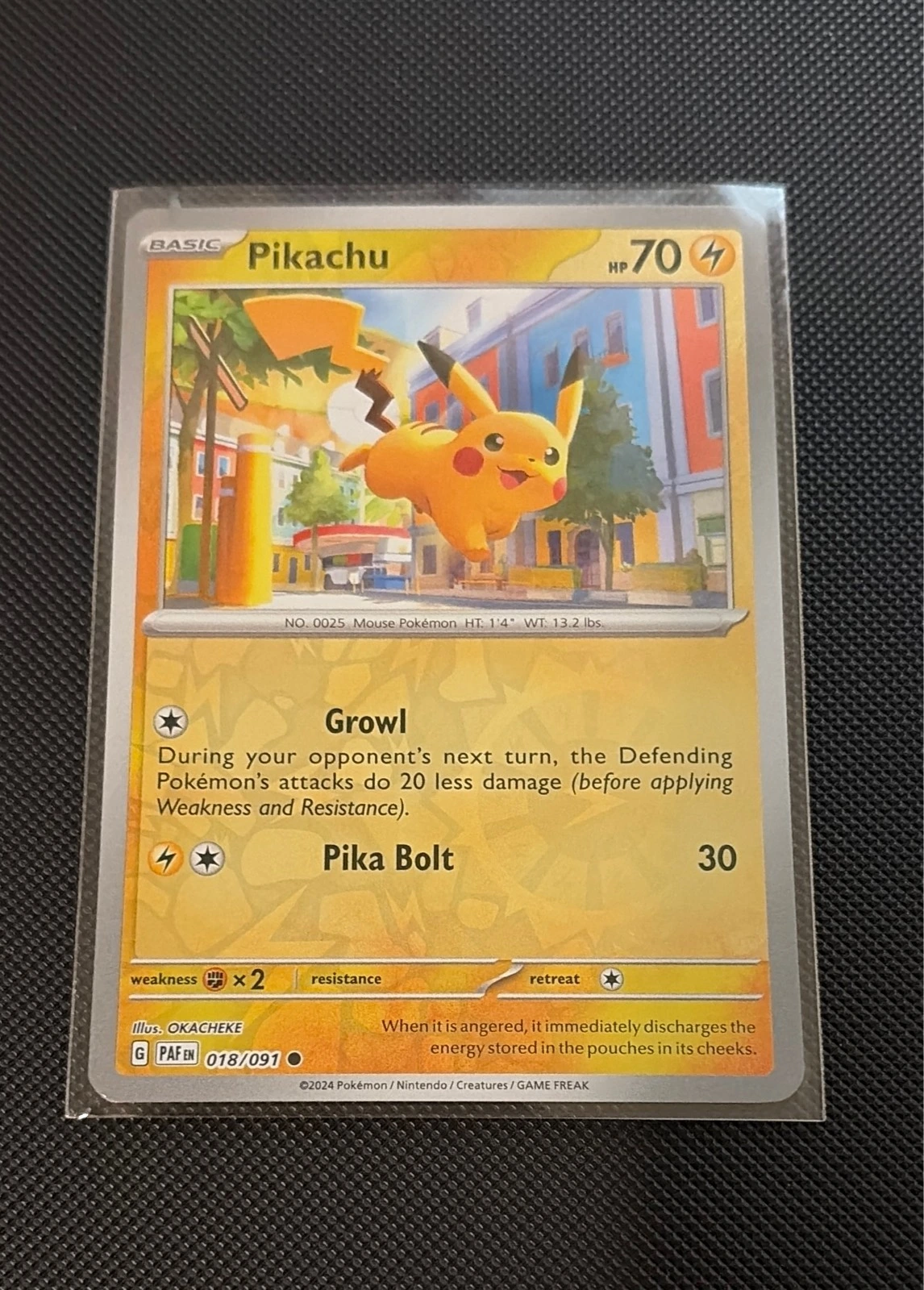 Pikachu - Paldean Fates #018/091