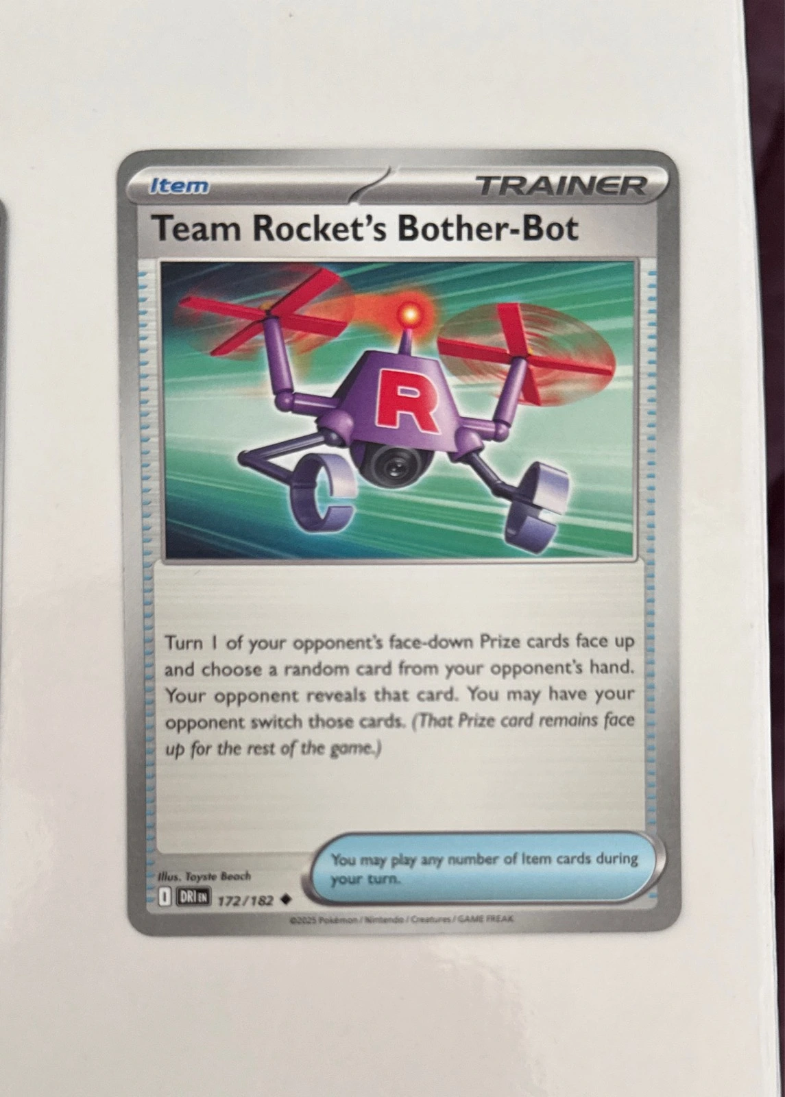 Team Rocket's Bother-Bot - Surging Sparks #172/182