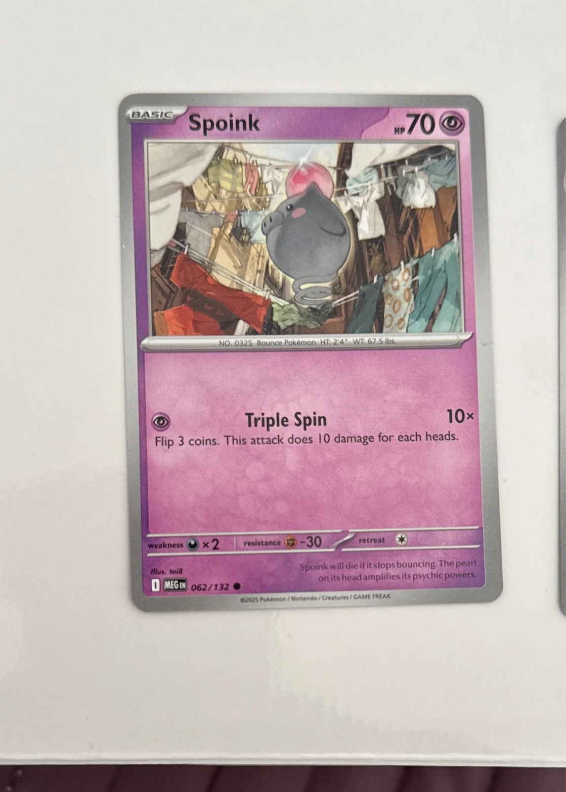 Spoink - Prismatic Evolutions #062/132