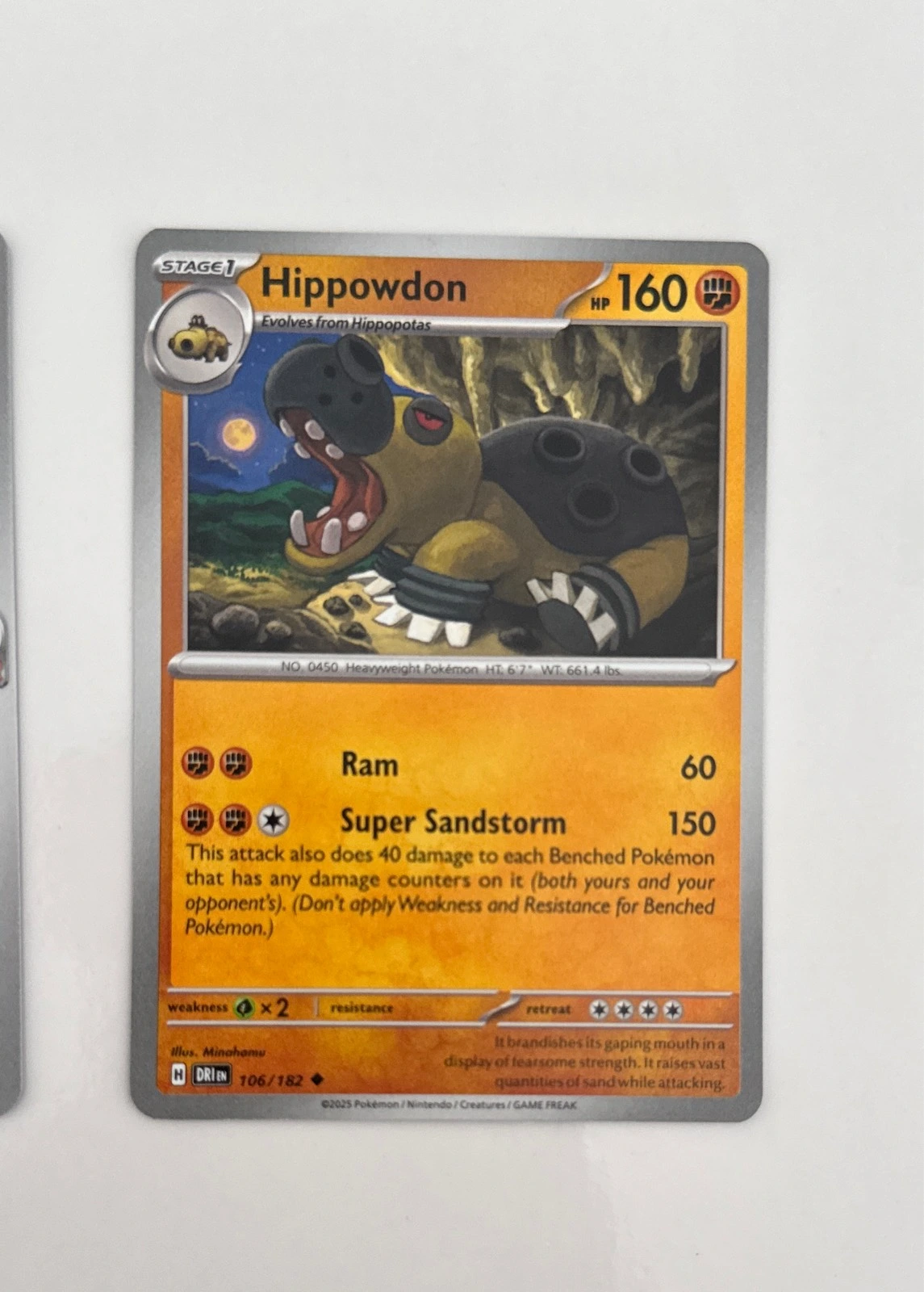 Hippowdon - Prismatic Evolutions #106/182