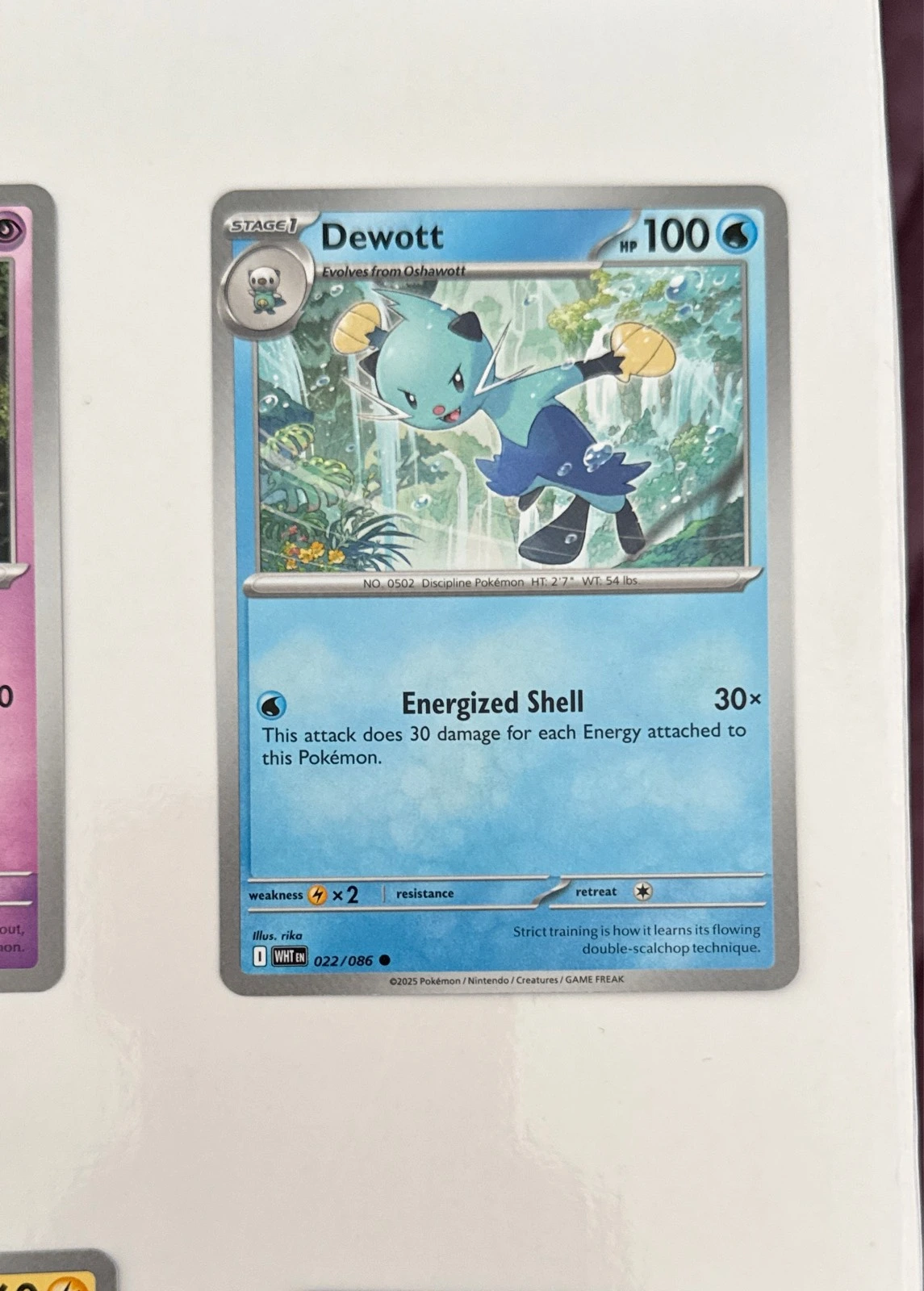 Dewott - WHT #022/086