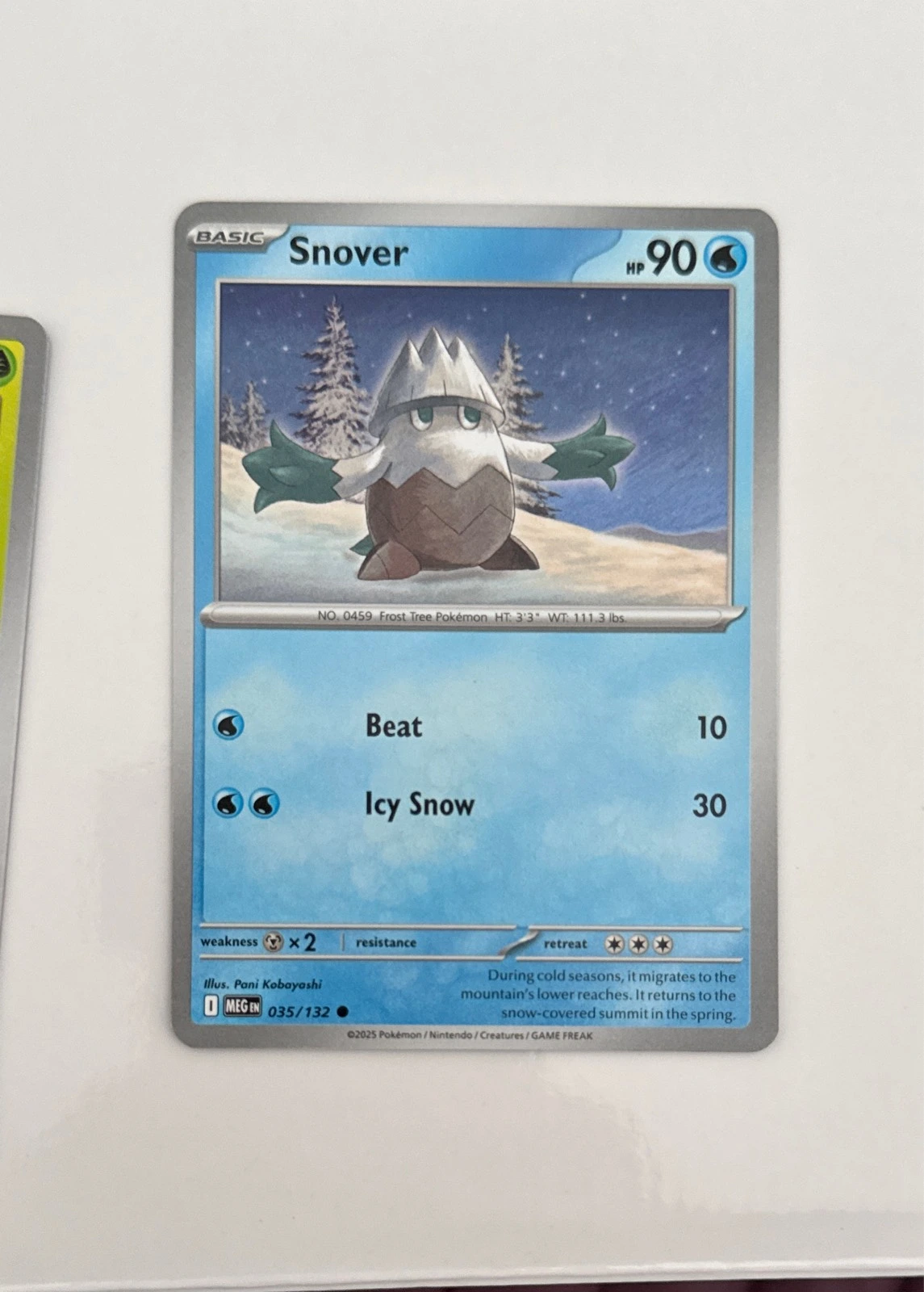 Snover - Pokémon TCG: Scarlet & Violet—Prismatic Evolutions #035/132