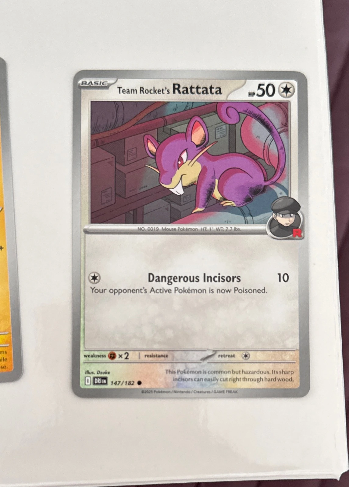 Team Rocket's Rattata - Prismatic Evolutions #147/182