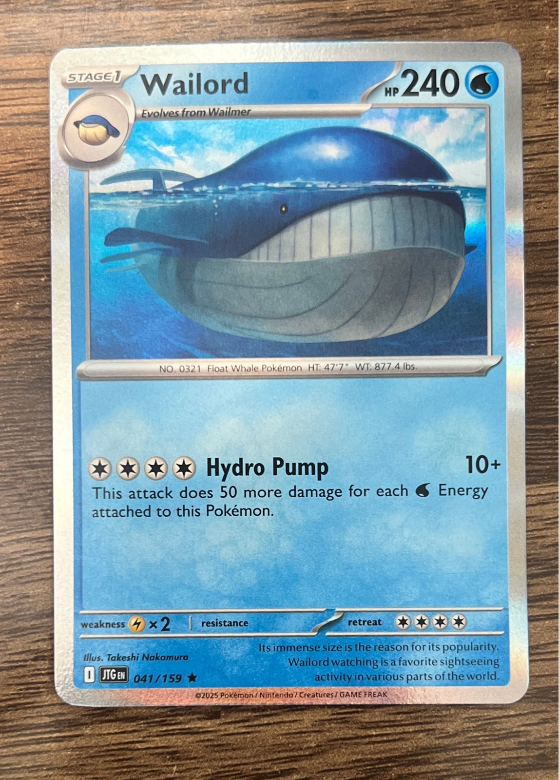 Wailord - Pokémon #041/159