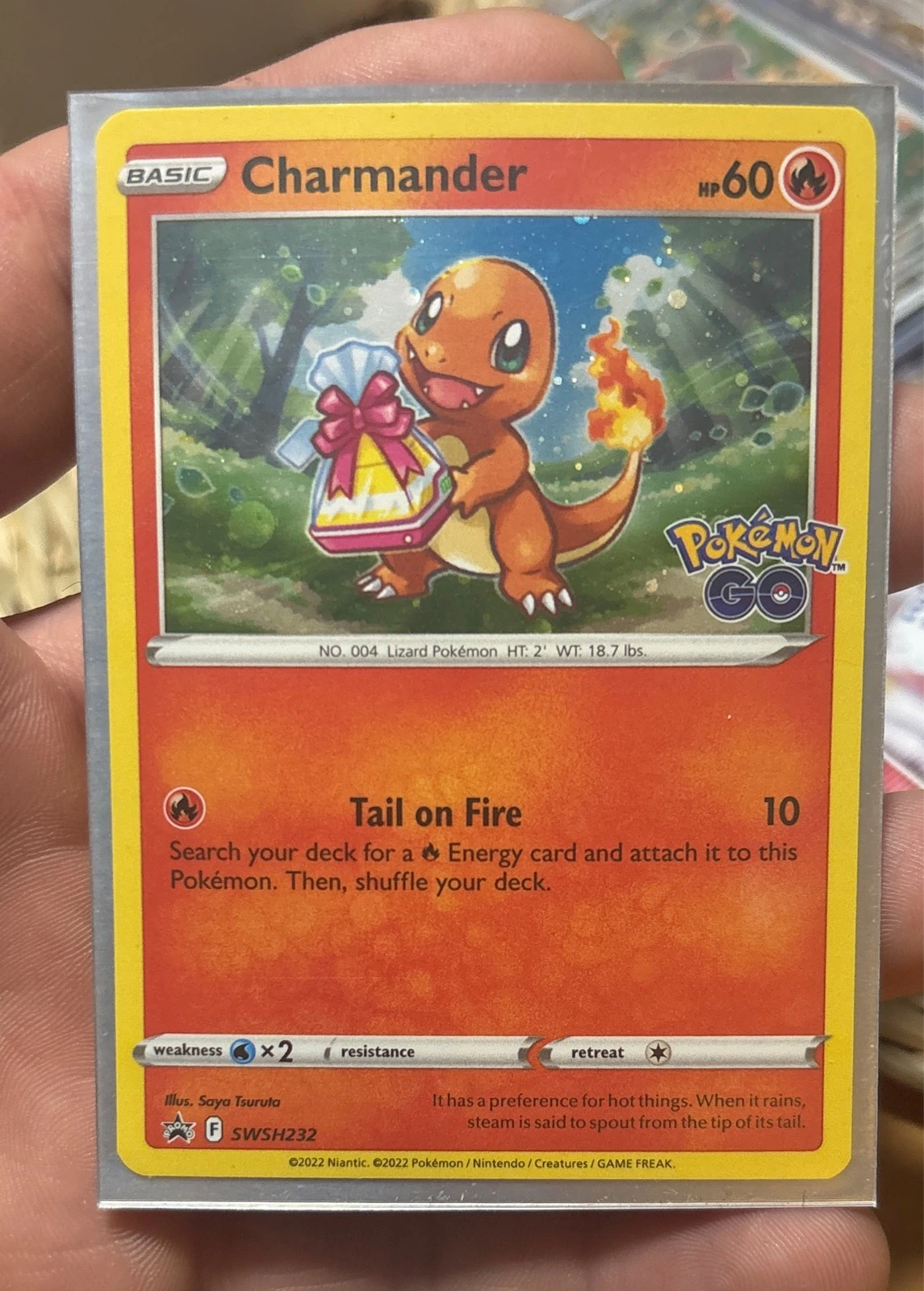 Charmander Cosmo Holo - Pokémon GO #SWSH232