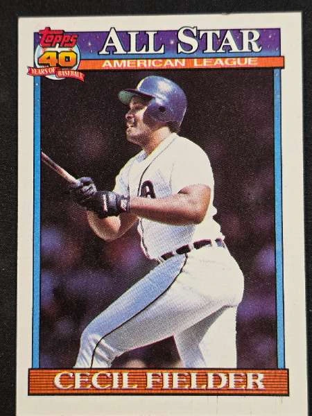 Cecil Fielder - Topps Tiffany / Topps Desert Shield #386