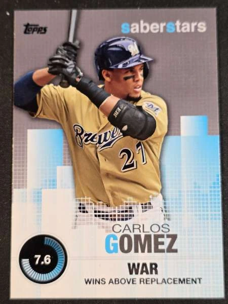 Carlos Gomez - Topps Baseball Saber Stars #SST-3