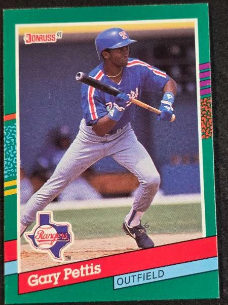 Gary Pettis - 1990 Topps, 1991 Donruss #512